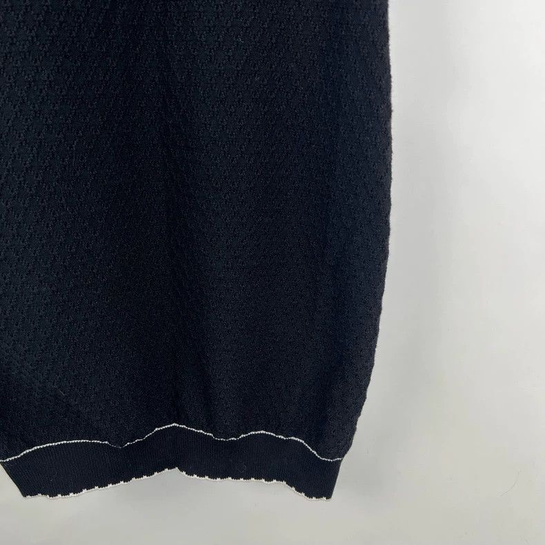 Chanel Chanel Badge stud bead embroidery knitted short-sleeved dr Size XXS / US 00 / IT 34 - 6 Thumbnail