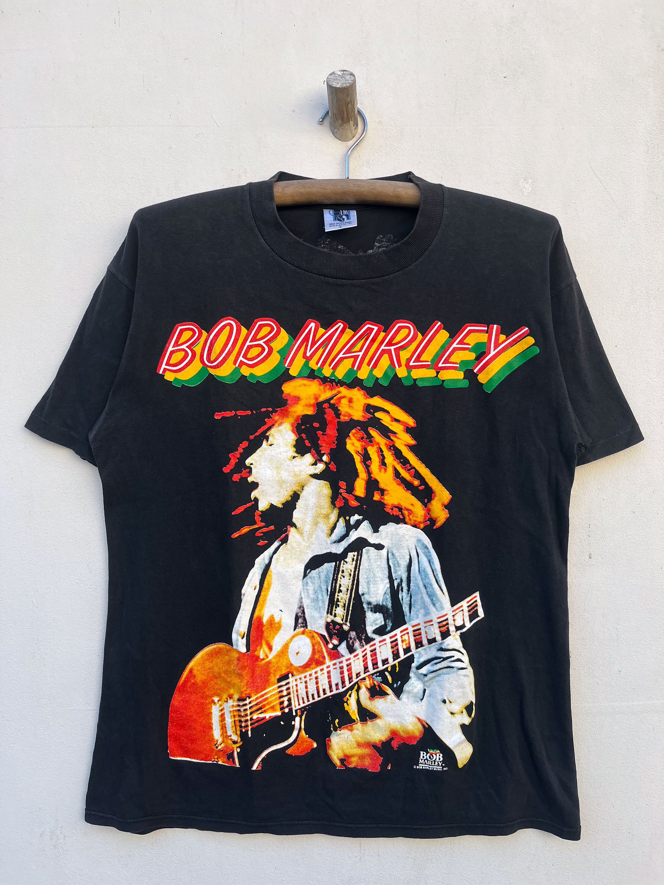 Band Tees Vintage Bob Marley Live Rasta Jah Tour Size US L / EU 52-54 / 3 - 1 Thumbnail