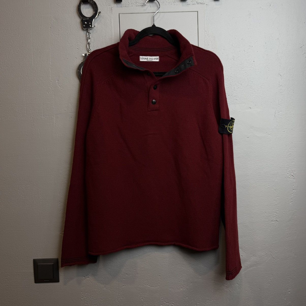 Stone Island Vintage 90’s Wool Sweater Stone Island Size US L / EU 52-54 / 3 - 1 Thumbnail
