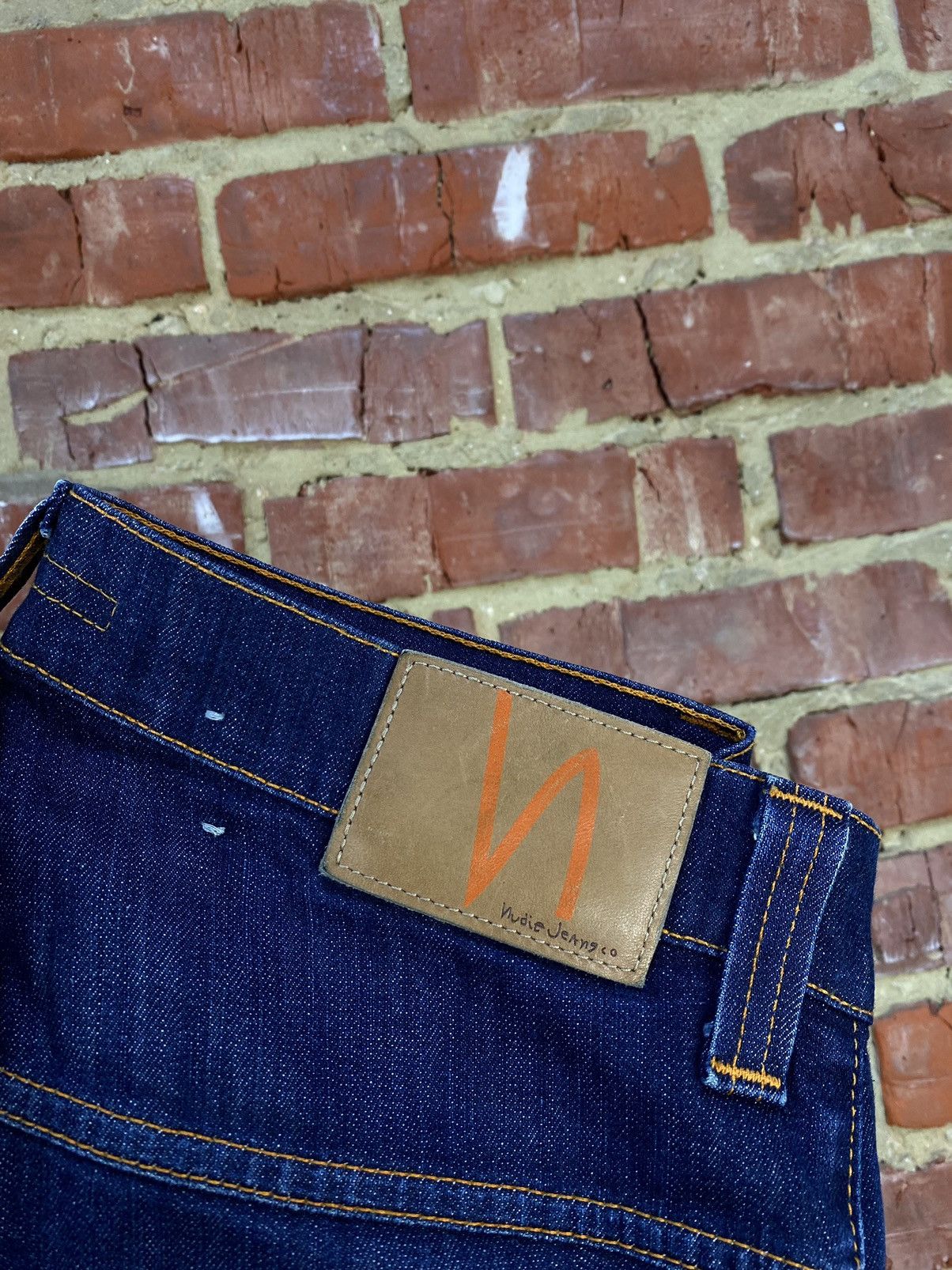 Nudie Jeans Nudie Thin Finn Organic Custom Jeans Size US 33 - 17 Thumbnail