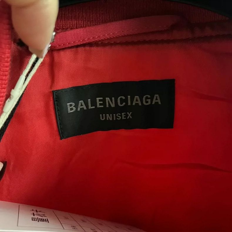Balenciaga Balenciaga Single breasted jacket with red monogrammed log Size US XXS / EU 40 - 3 Thumbnail