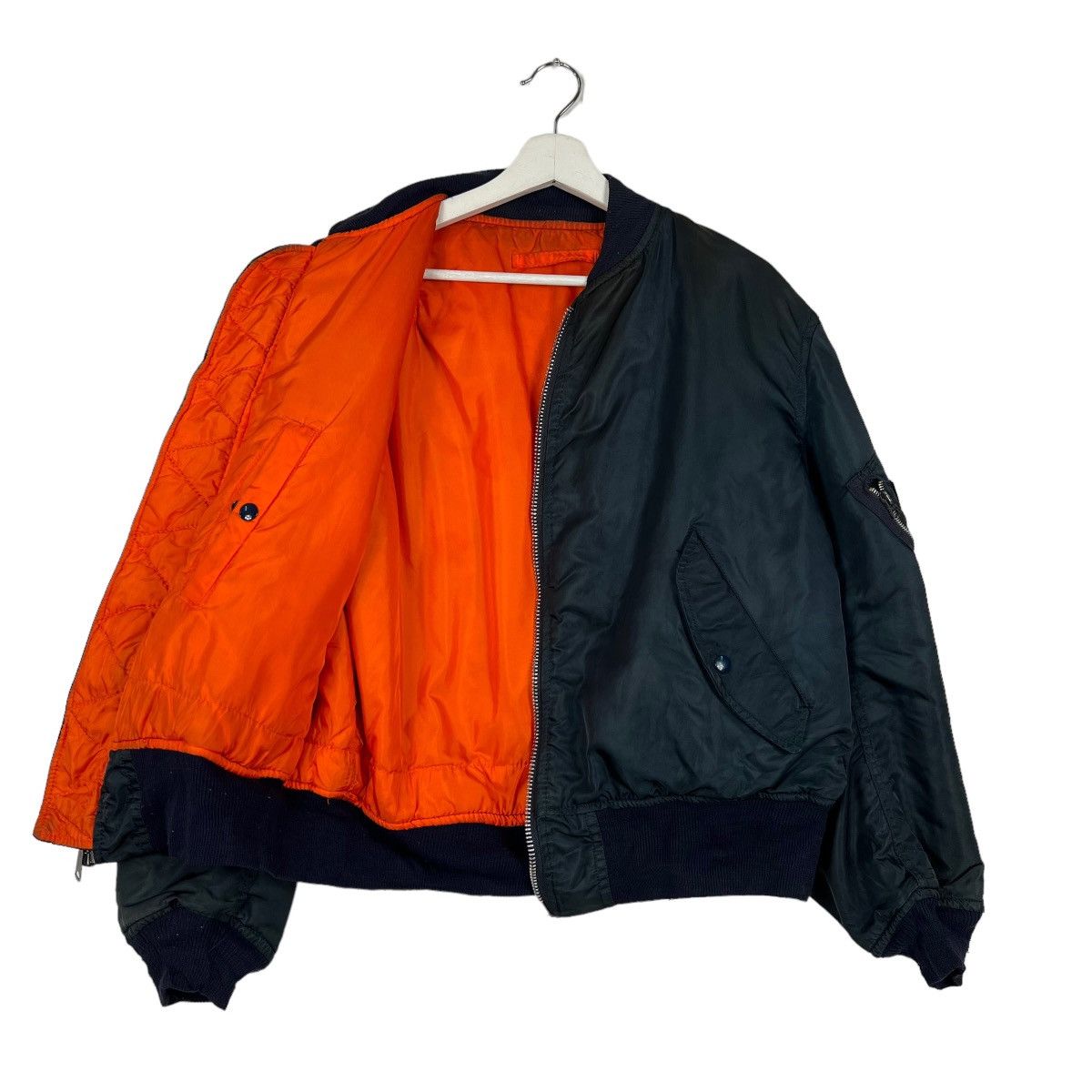 Alpha Industries 🔥 VINTAGE ALPHA BOMBER JACKET Size US L / EU 52-54 / 3 - 9 Thumbnail