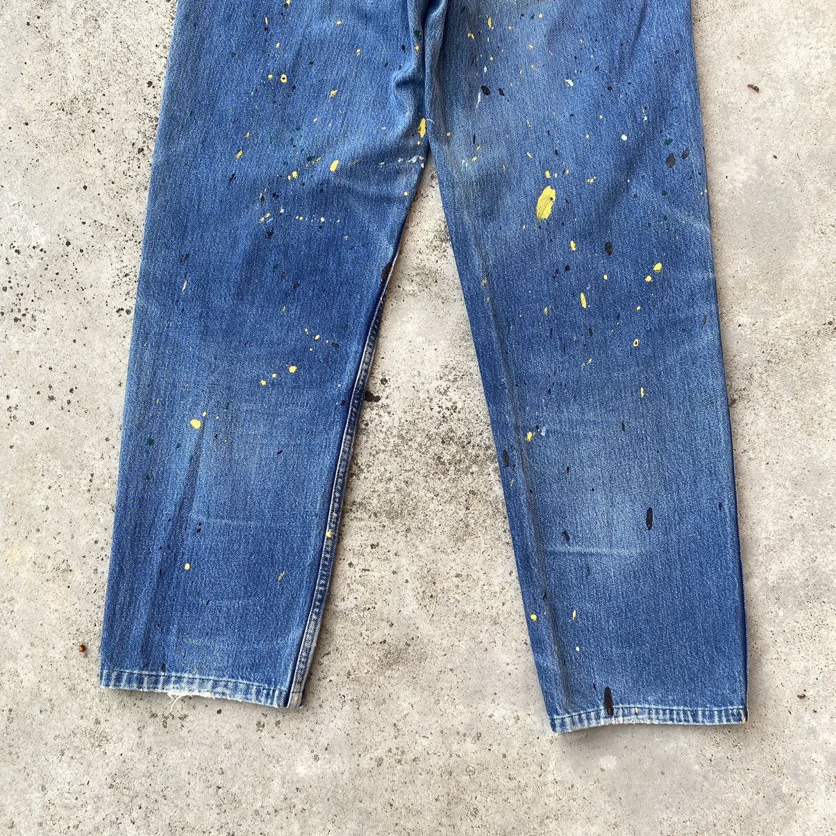 Comme des Garcons Custom Made CDG Splatter Paint Denim Jeans Size US 30 / EU 46 - 8 Thumbnail