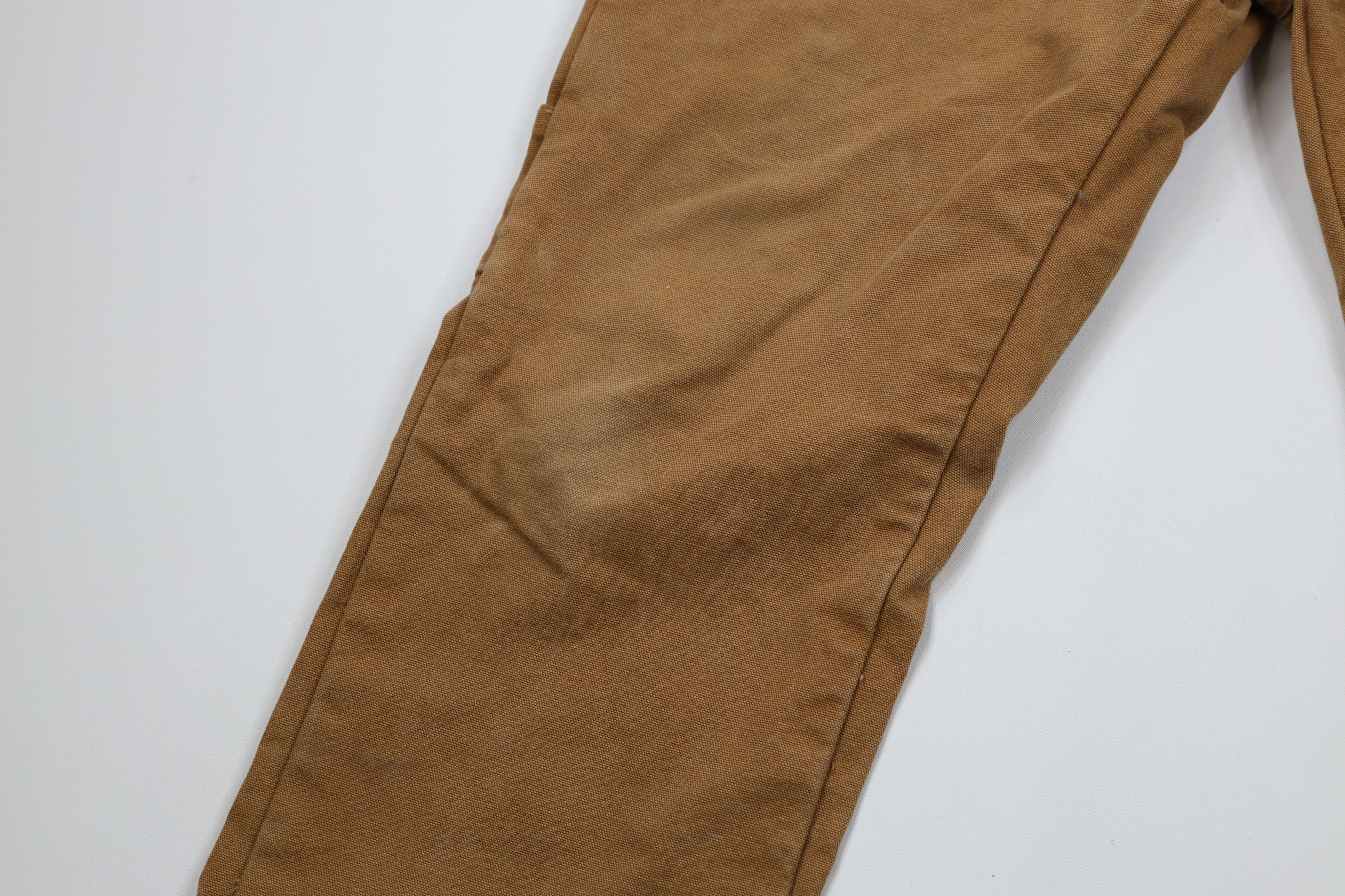 Dickies × Vintage Vintage Y2K Dickies Flannel Lined Canvas Dungaree Pants Size US 36 / EU 52 - 7 Thumbnail