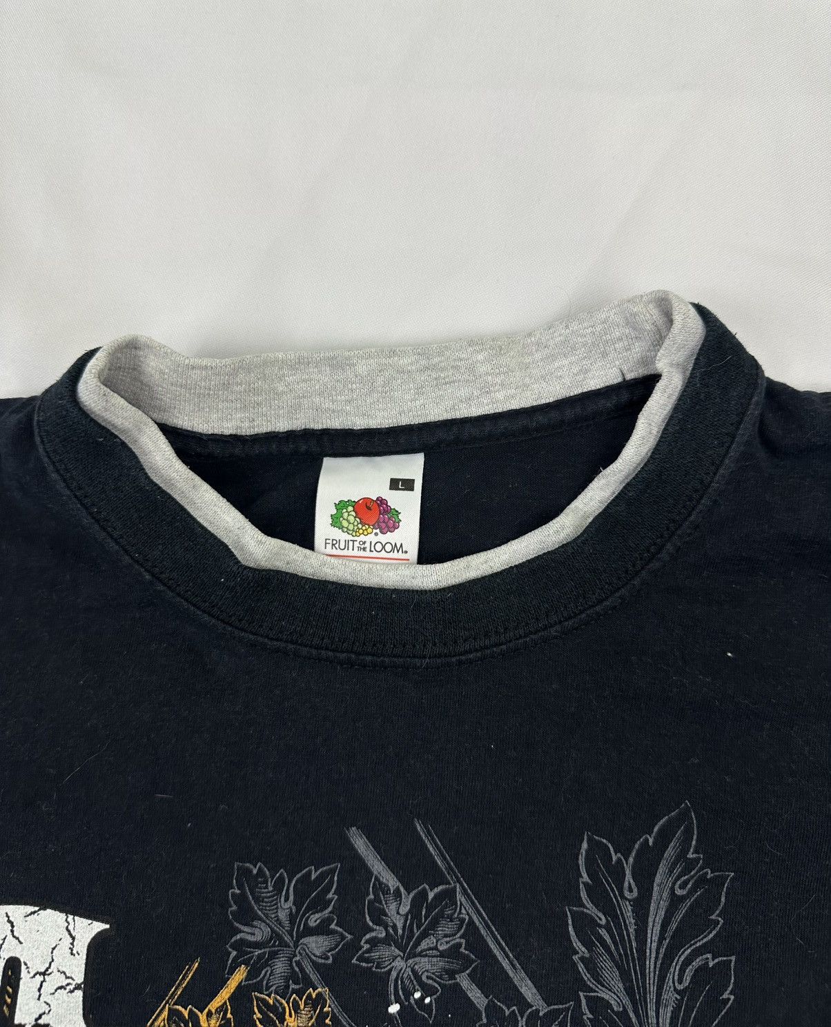 Fruit Of The Loom RARE 2008 Rock Im Park Rock Am Ring Mens Longsleeve 3/4 L Size US L / EU 52-54 / 3 - 7 Thumbnail