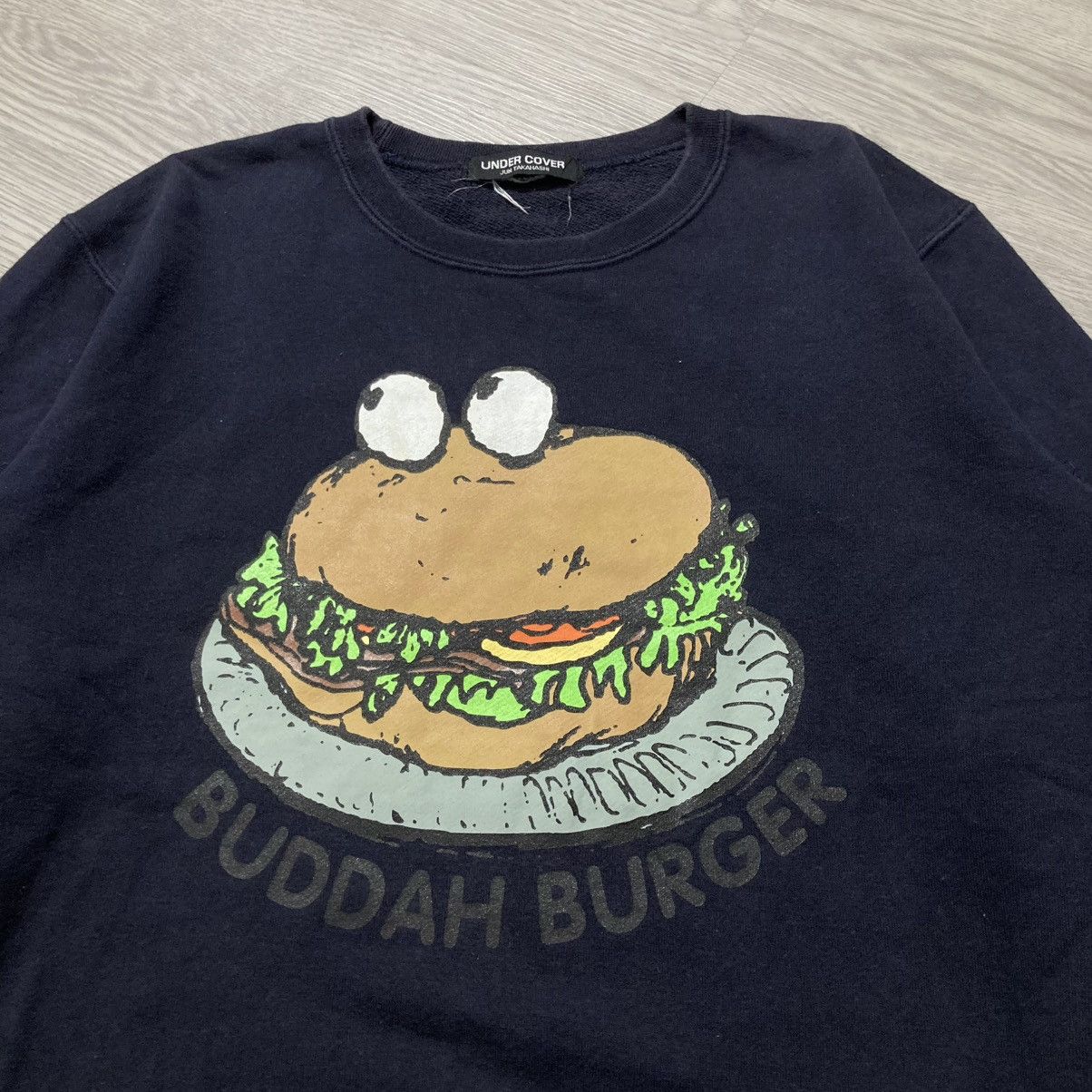 Undercover Undercover Jun Takahashi Buddah Burger Big Logo Crewneck Size US M / EU 48-50 / 2 - 4 Thumbnail