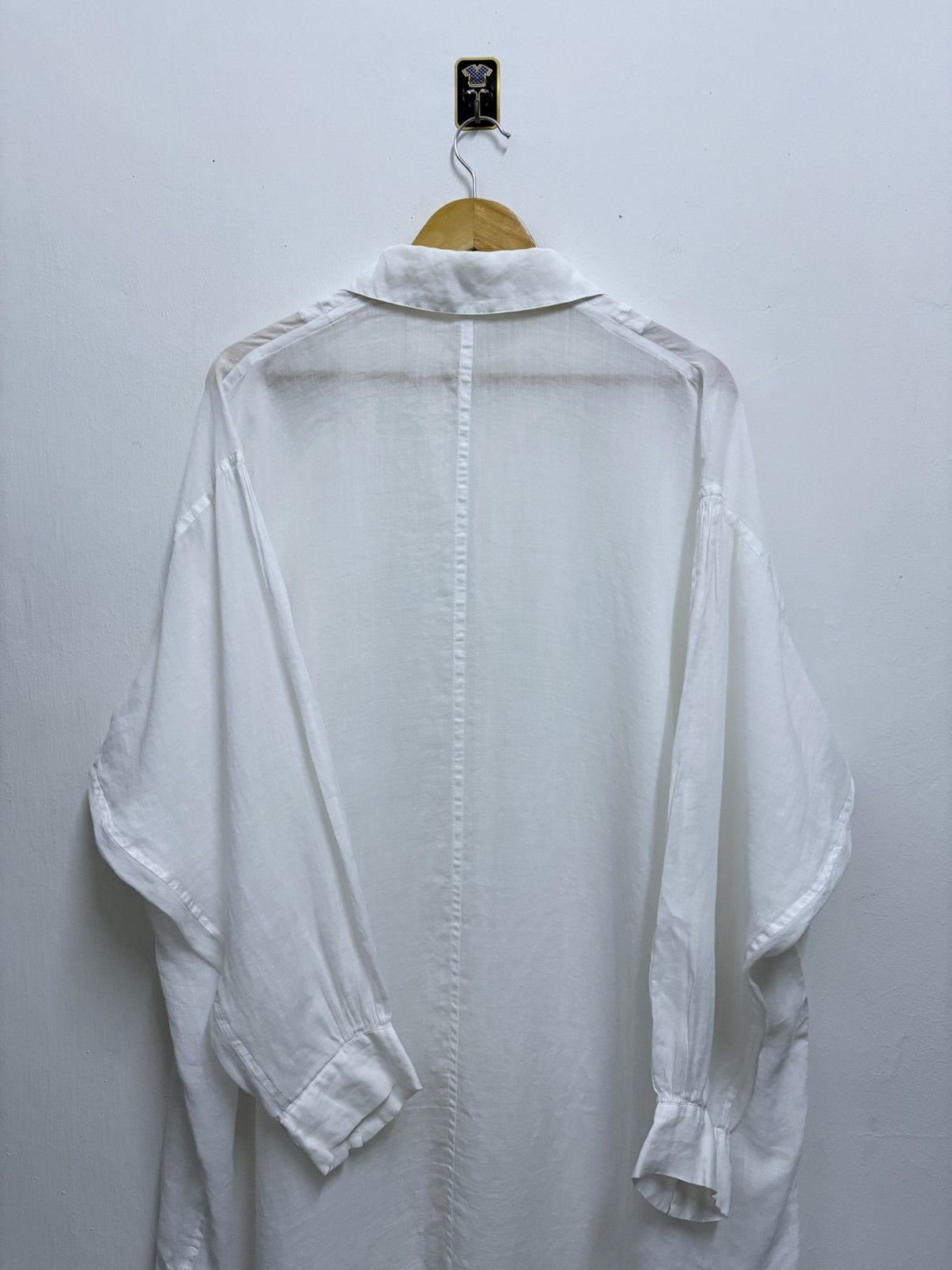 Yohji Yamamoto S/S 2018 Y's Yohji Yamamoto - Avant Garde White Blouse Size XS / US 0-2 / IT 36-38 - 5 Thumbnail