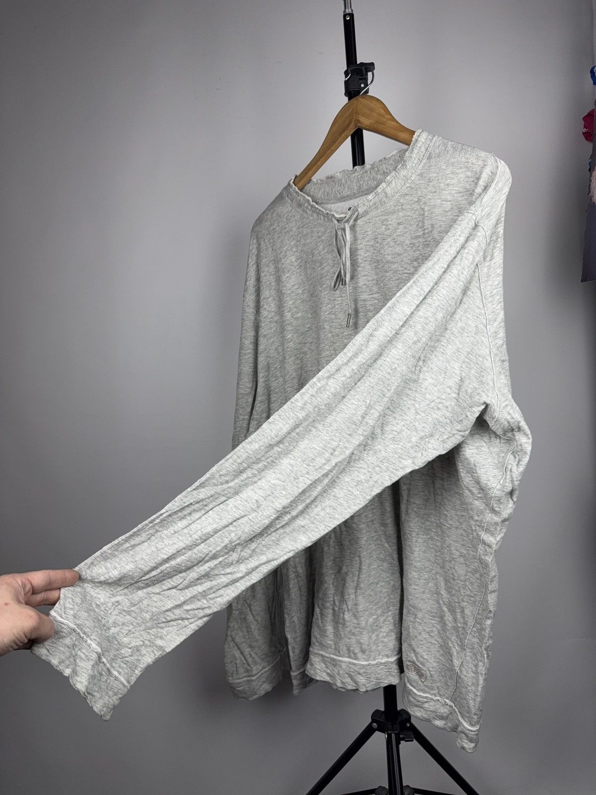 Diesel Luxury Vintage Diesel Industry Raw Neck Long Sleeve Shirt Size US XXL / EU 58 / 5 - 6 Thumbnail