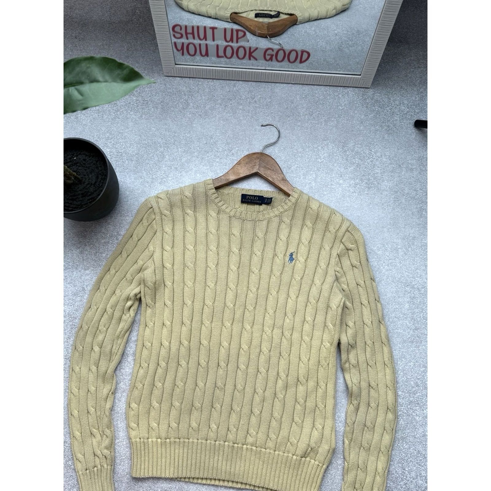 Polo Ralph Lauren Polo Ralph Lauren Sweater Crew Neck Womens Gold S Size S / US 4 / IT 40 - 3 Thumbnail
