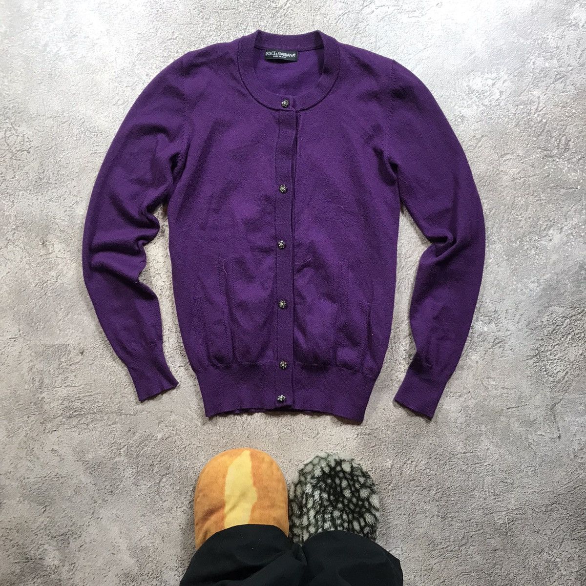 Vintage Vintage Dolce Gabbana Cardigan 90s Preppy Luxury Blokecore M Size M / US 6-8 / IT 42-44 - 1 Thumbnail
