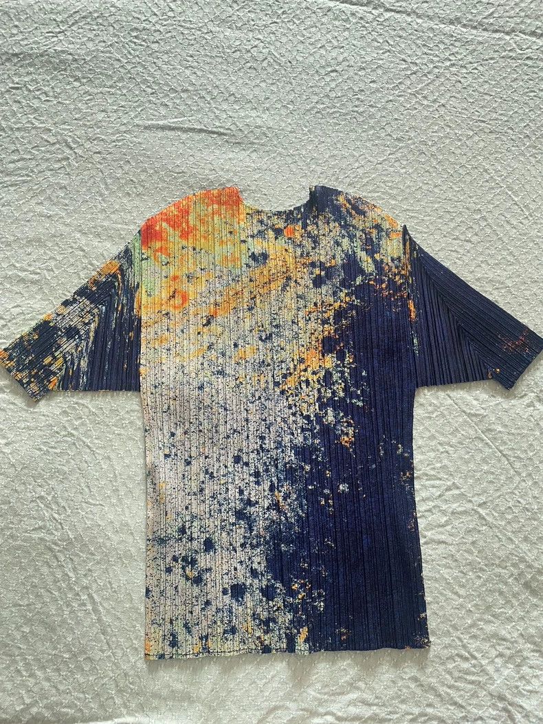 Issey Miyake Issey Miyake Starry sky Short Sleeve Size L / US 10 / IT 46 - 3 Thumbnail