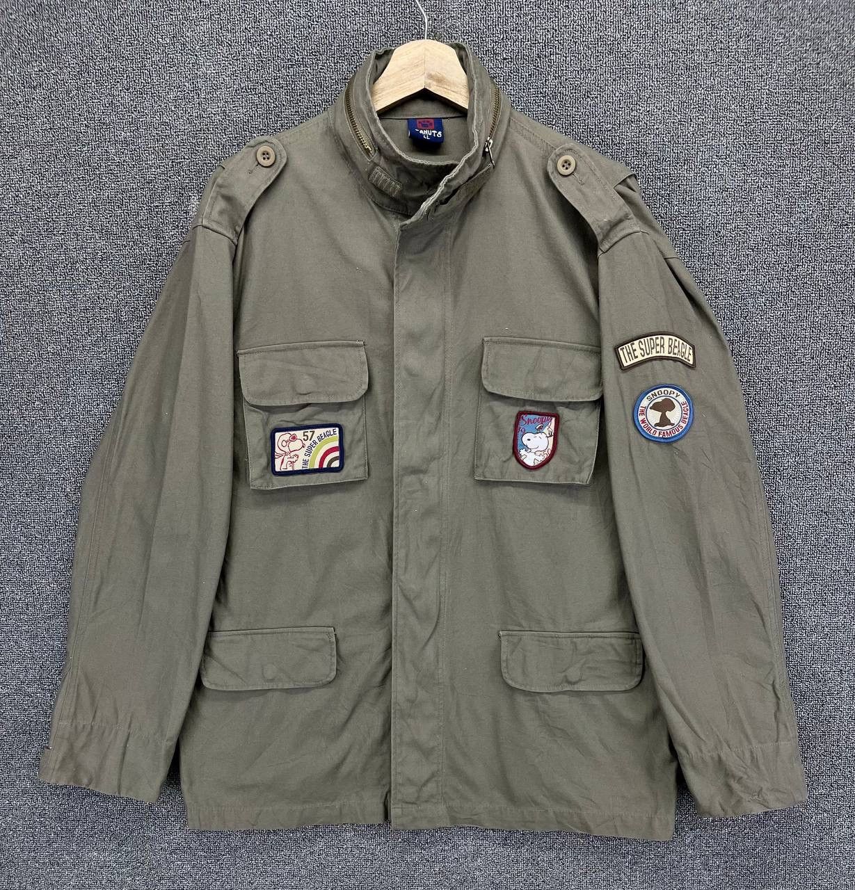 Peanuts Vintage Peanuts The Super Beagle Military M65 Jacket Size US L / EU 52-54 / 3 - 1 Thumbnail