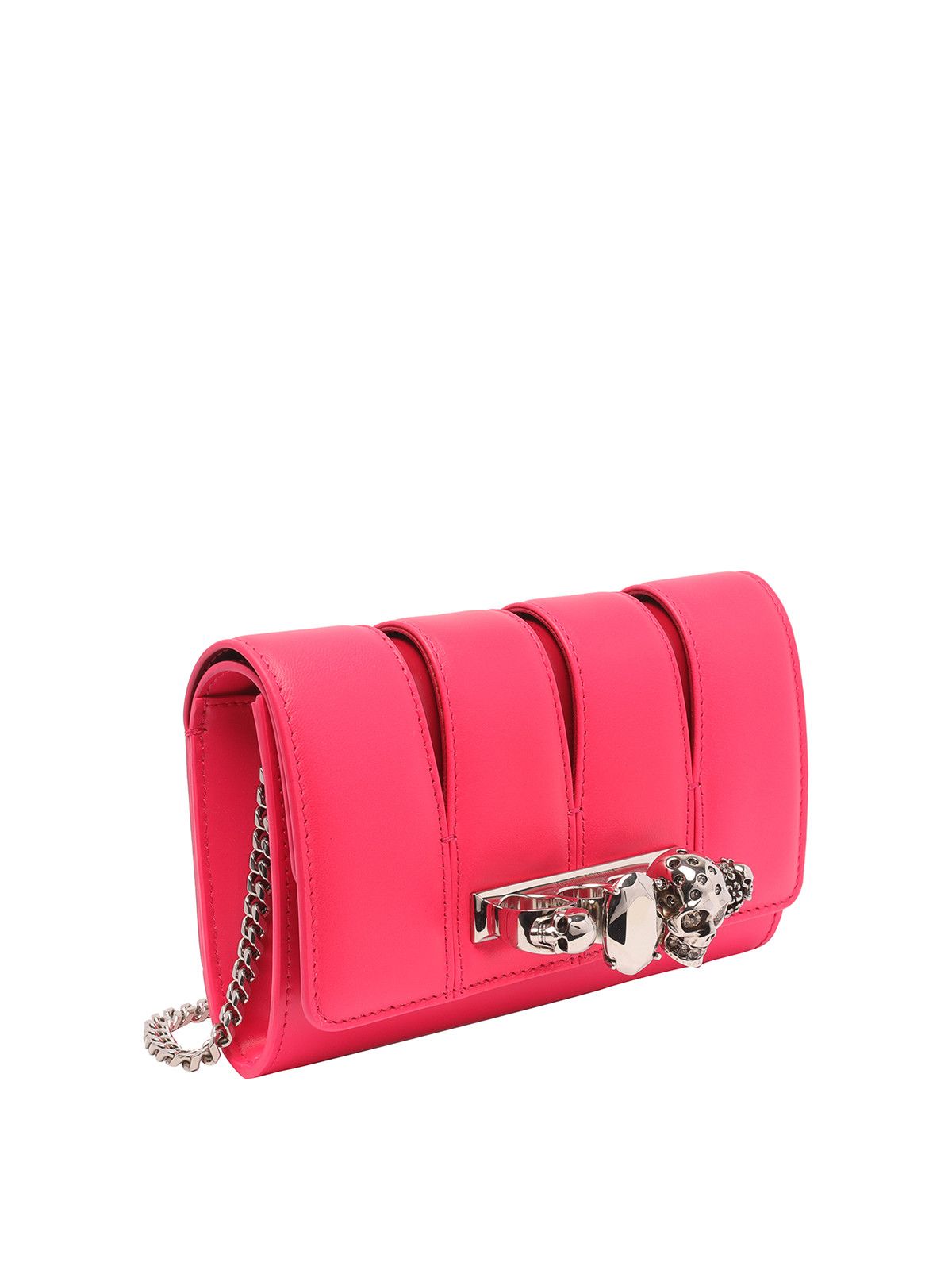Alexander McQueen o1y0325 Size: OS / Cross-Body Bag in Fuchsia Size ONE SIZE - 2 Thumbnail