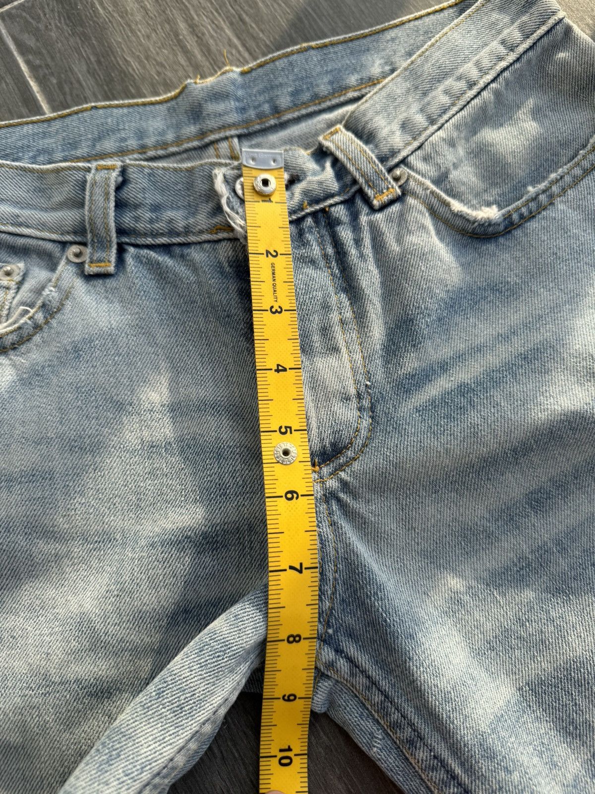 Helmut Lang Vintage 1998 HELMUT LANG "Broken Denim" Size US 28 / EU 44 - 21 Thumbnail
