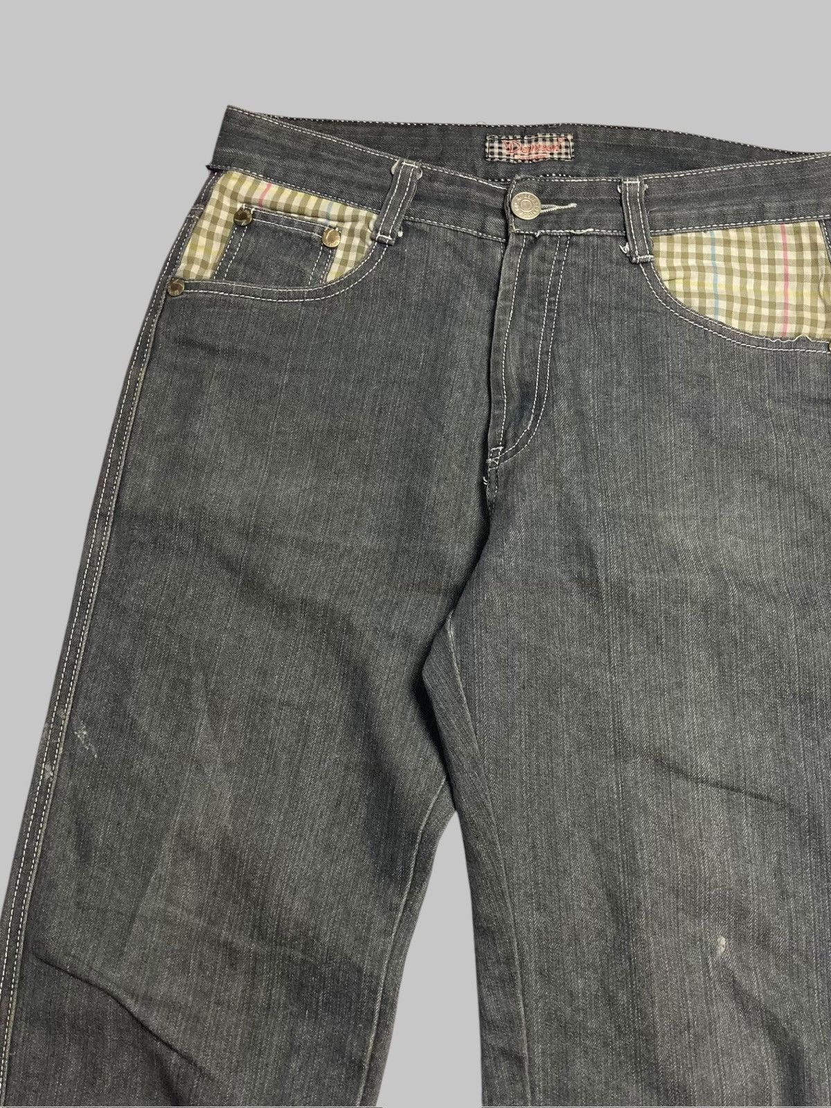 Hysteric Glamour × JNCO × Japanese Brand DERMSON Graphic Embroidery Y2K Jeans Size US 31 - 4 Thumbnail