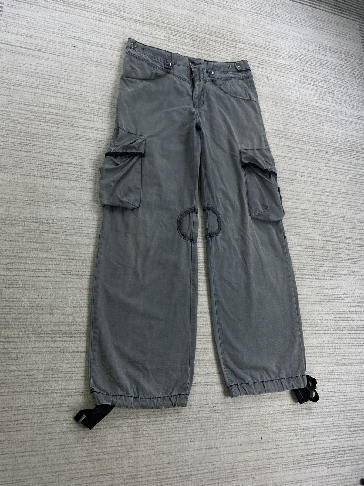 PPFM 🔥PPFM Yellow Riot Punk Bondage Multipocket Pants Size US 33 - 3 Thumbnail