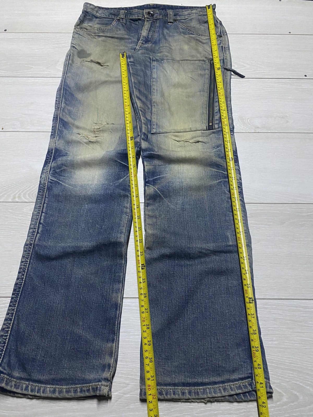 Edwin Vintage Edwin Motorhead Riders Mud Wash Avant Garde Jeans Size US 32 / EU 48 - 15 Thumbnail