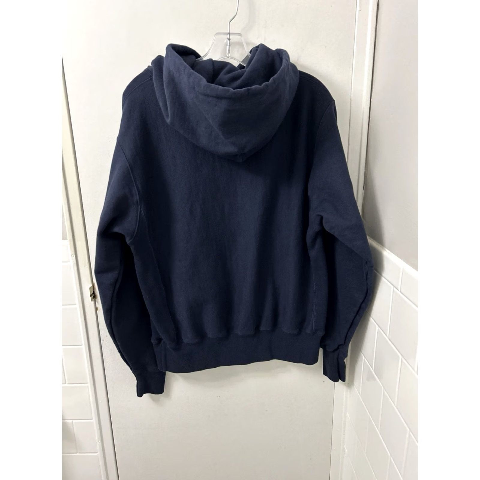Champion Champion Hoodie Mens M Navy Blue Sweatshirt Pullover L/S Size US M / EU 48-50 / 2 - 7 Thumbnail
