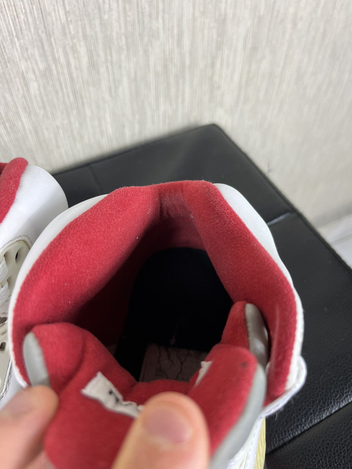 Jordan Brand × Nike × Vintage Vintage OG Nike air Jordan 5 V fire red sneakers 2012 retro Size US 7.5 / EU 40-41 - 21 Thumbnail