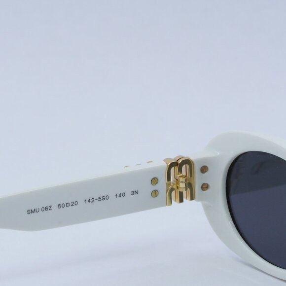 Miu Miu 🕶️ New Miu Miu MU06ZS 1425S0 Sunglasses - White Ivory Frame Size ONE SIZE - 9 Thumbnail