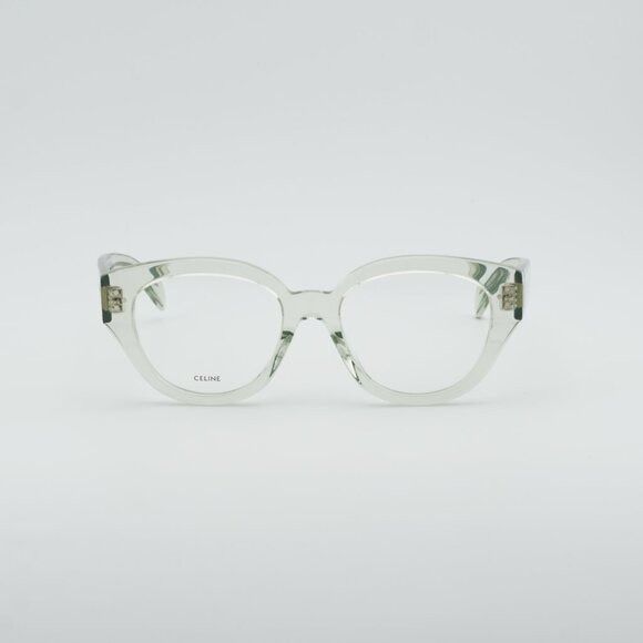 Celine Celine CL50132I 093 Eyeglasses Shiny Light Green 51mm Size ONE SIZE - 6 Thumbnail