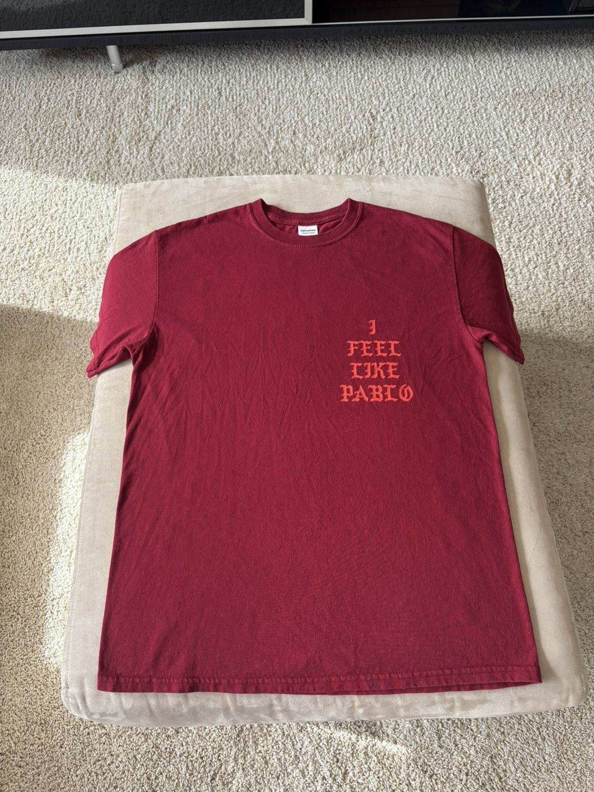 Gildan Life of Pablo Album T-Shirt Dark Red Size US M / EU 48-50 / 2 - 1 Thumbnail