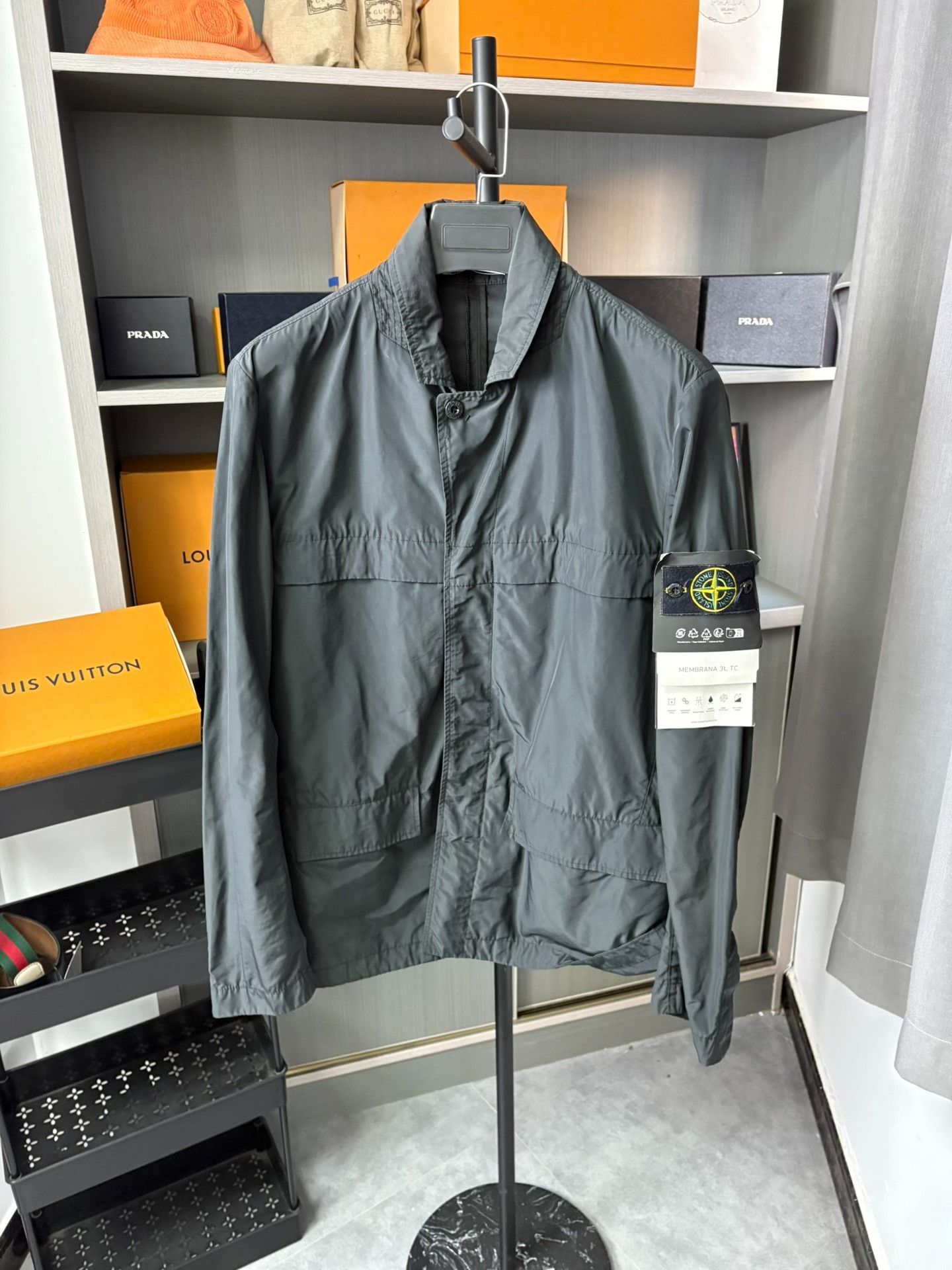 Stone Island Stone Island Nylon Black Light Jacket L Men Size US L / EU 52-54 / 3 - 1 Thumbnail
