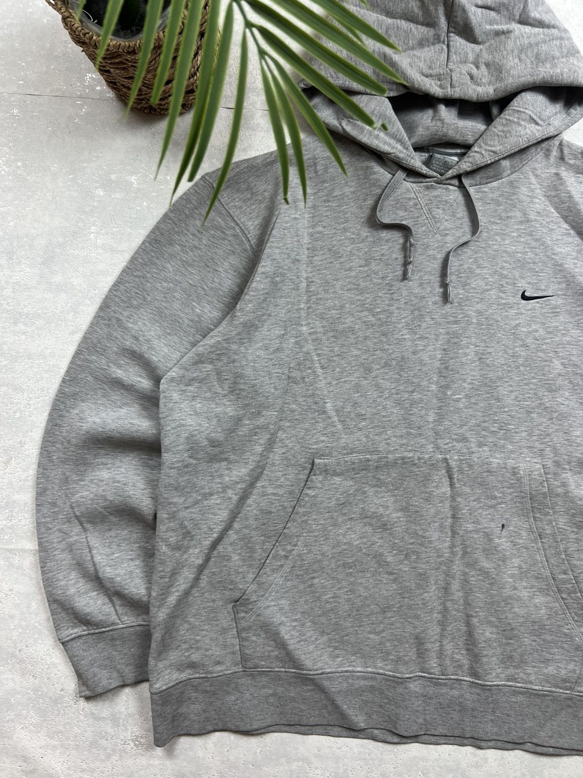 Nike 90s Nike Swoosh Vintage Y2K Oversized Blank Retro Hoodie Size US XL / EU 56 / 4 - 2 Thumbnail