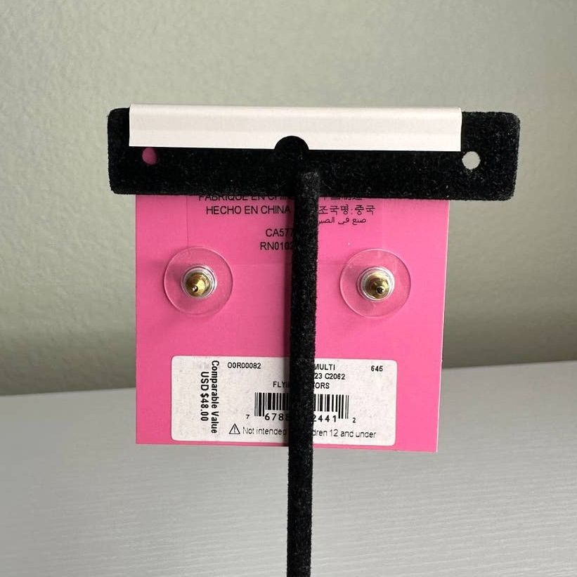 Kate Spade Kate Spade Flying Colors Cluster Red Stud Earrings Size ONE SIZE - 5 Thumbnail