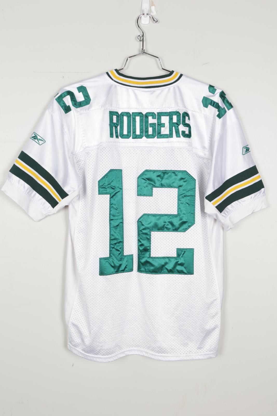 Reebok 2010's Reebok Packers Rodgers #12 Football Jersey Size US L / EU 52-54 / 3 - 2 Thumbnail