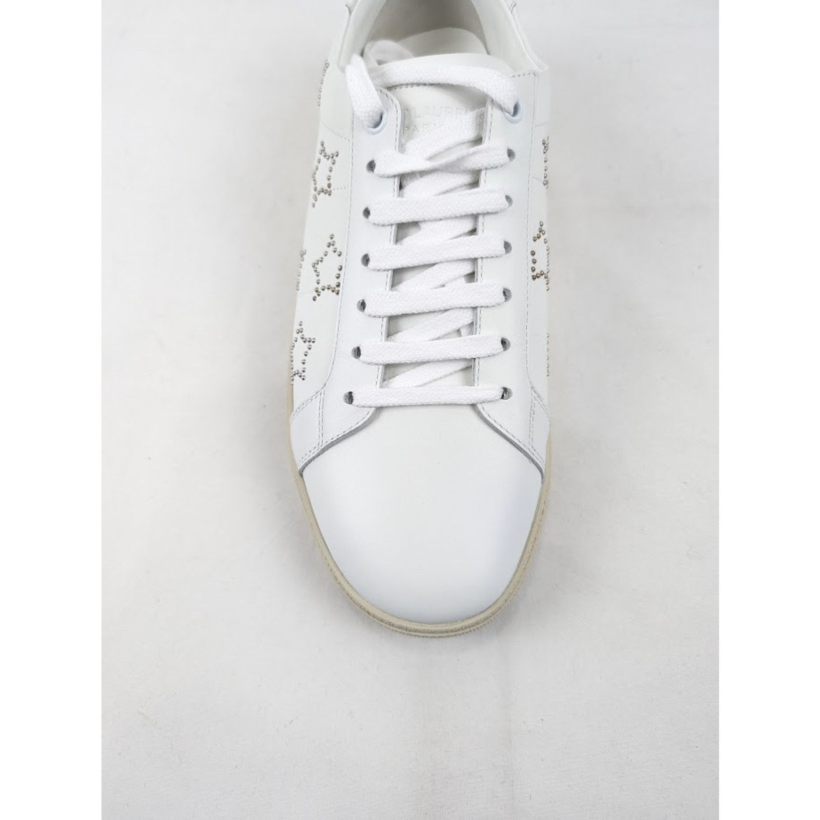Saint Laurent Paris o1rshd1 SL/06 Star Merid Low-Top Sneakers in Blanc Optique Size US 9.5 / EU 42-43 - 5 Thumbnail