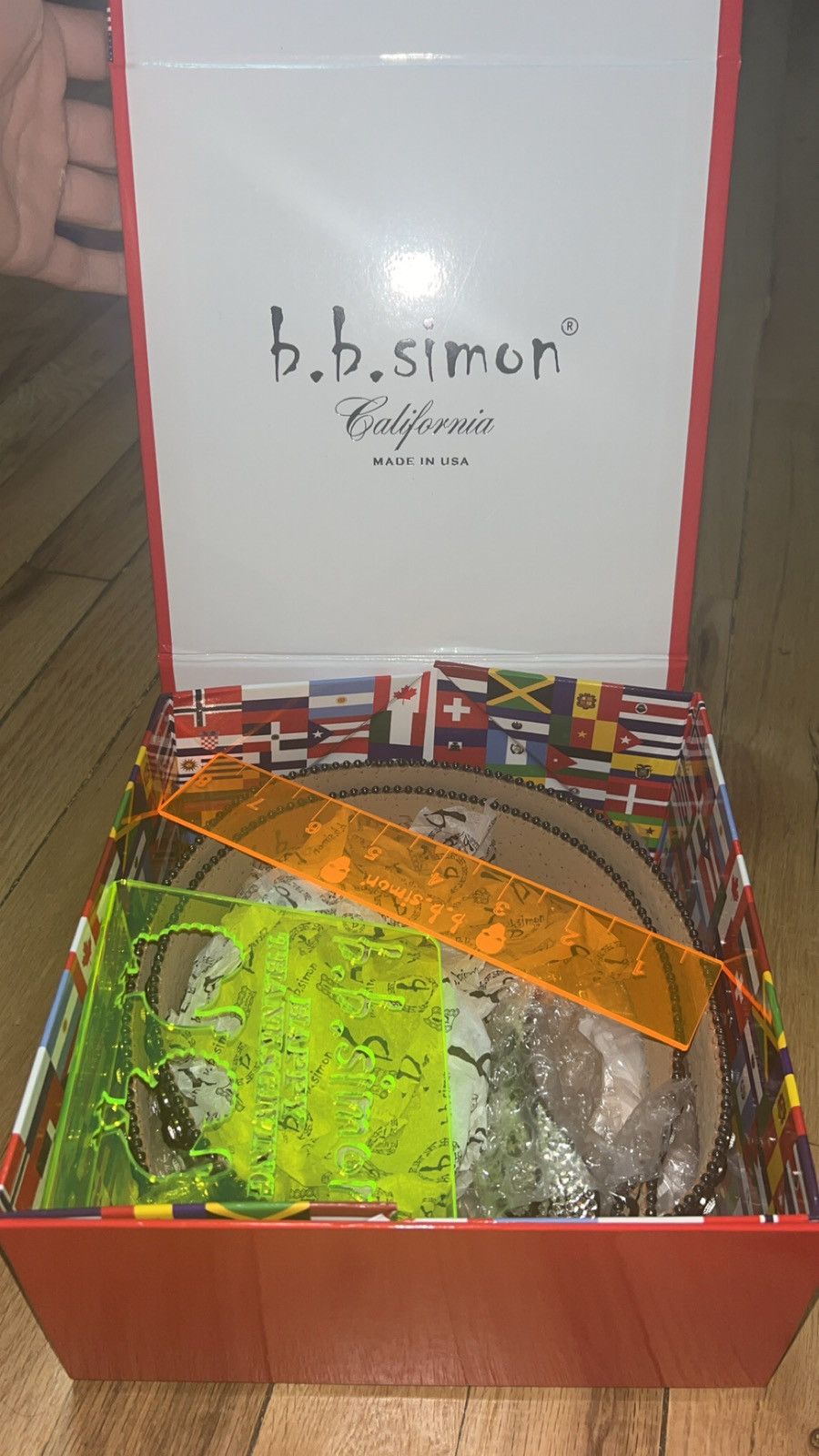 B.B. Simon B.B Simon 8 Ball Belt Size 36 - 4 Thumbnail