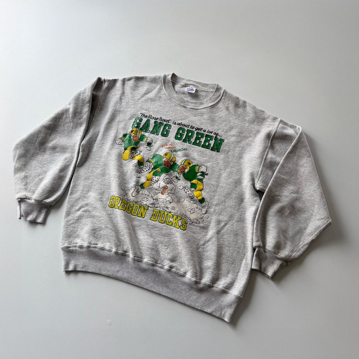 Vintage 1995 Vintage Rose Bowl Oregon Ducks Penn State Sweatshirt Size US L / EU 52-54 / 3 - 2 Thumbnail