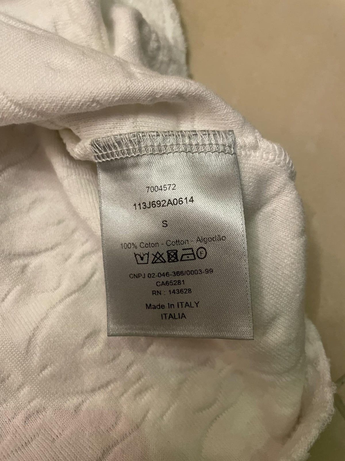 Dior Dior Towel T-Shirt Size US S / EU 44-46 / 1 - 3 Thumbnail