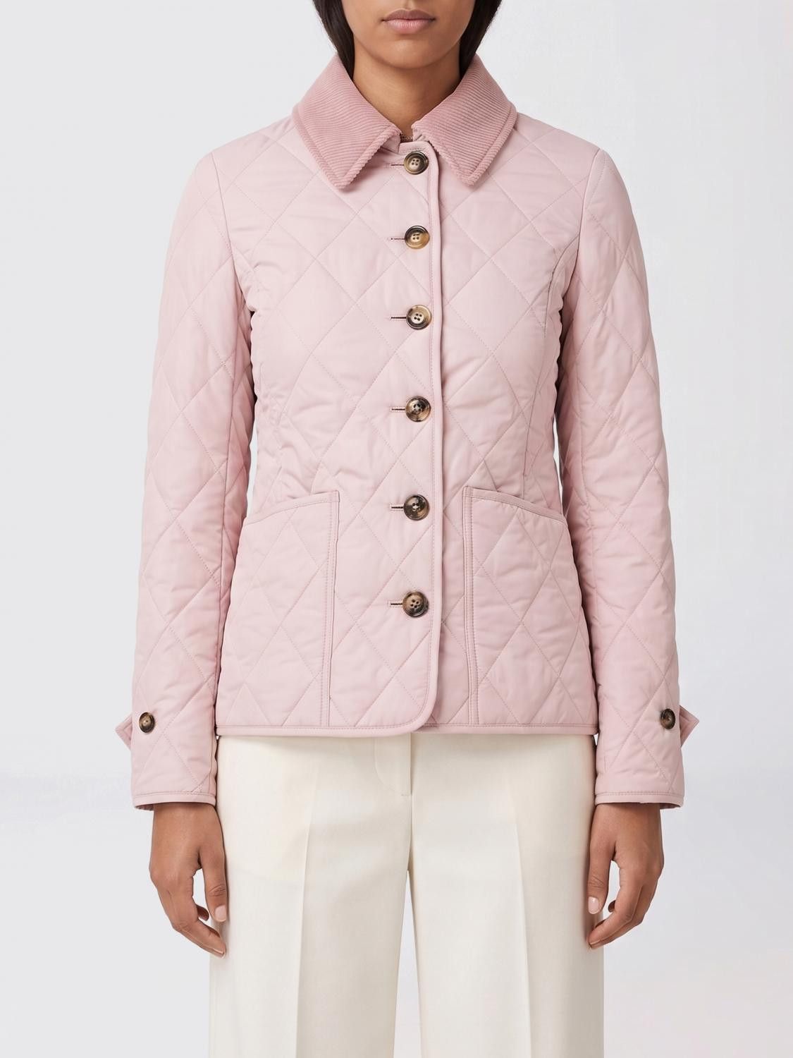 Burberry Burberry Jacket Woman Pink Size L / US 10 / IT 46 - 1 Thumbnail