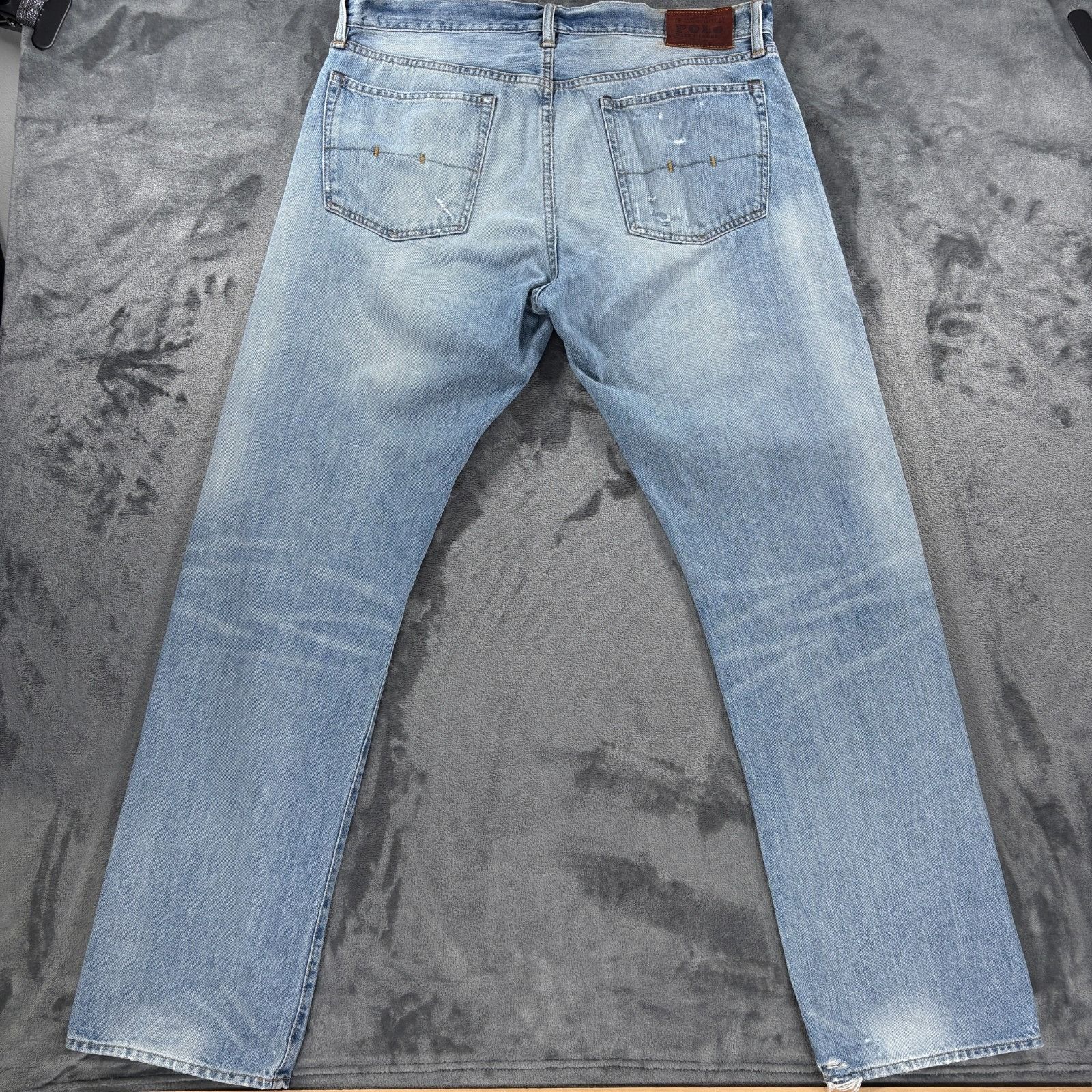 Polo Ralph Lauren Vintage Polo Ralph Lauren 867 Denim Jeans Distressed 36x35 V Size US 36 / EU 52 - 2 Thumbnail