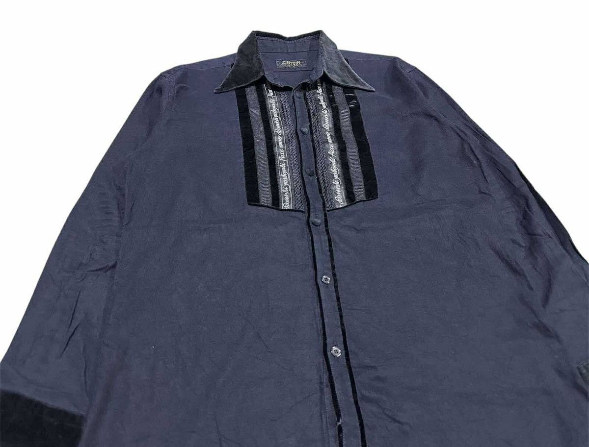 Yoshiyuki Konishi 🔥Rare Vintage Yoshiyuki Konishi Chinese Velvet Shirt Size US L / EU 52-54 / 3 - 2 Thumbnail