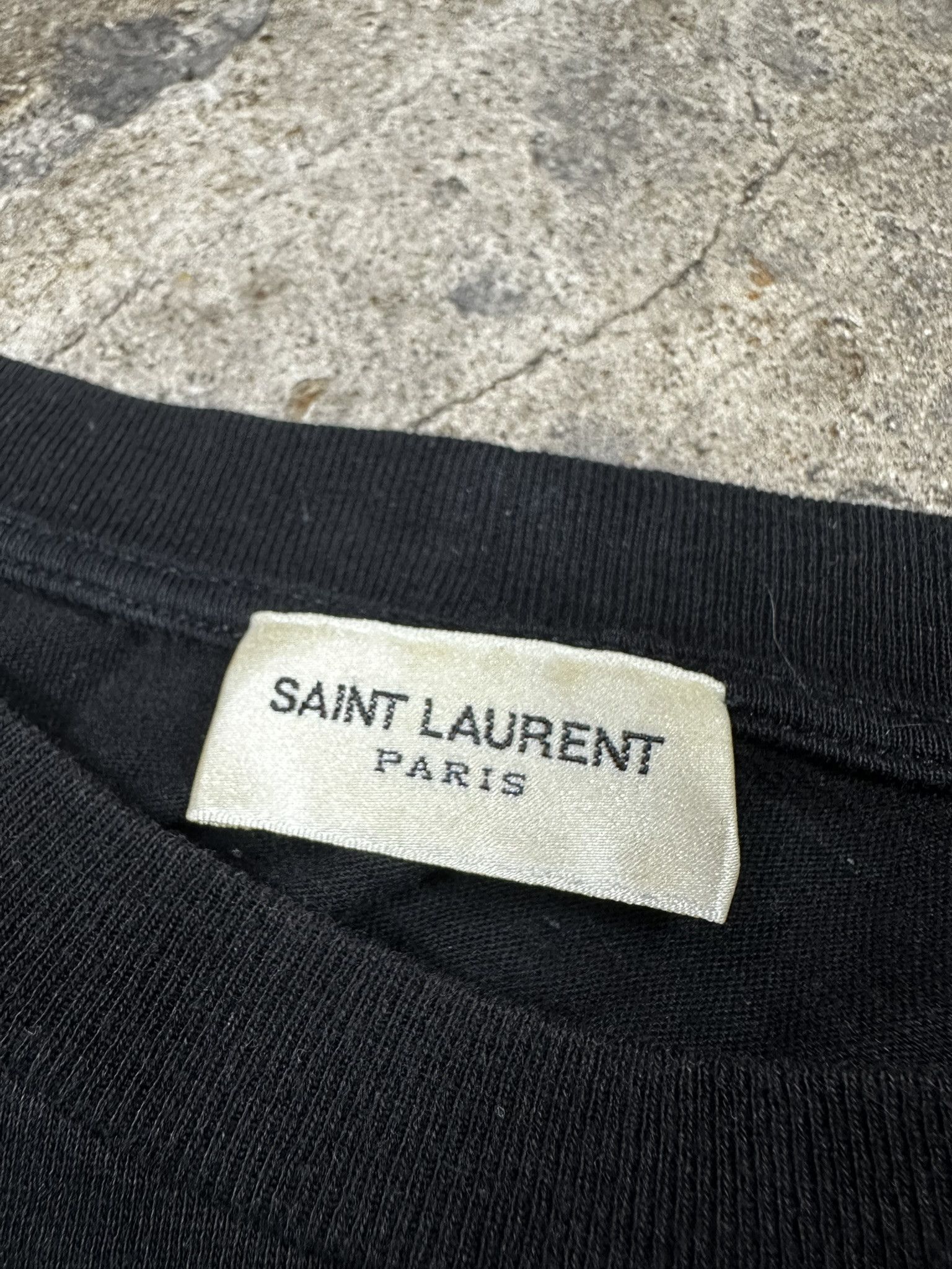 Saint Laurent Paris Saint Laurent Paris Baby T-shirt Hedi Slimane Size US M / EU 48-50 / 2 - 5 Thumbnail