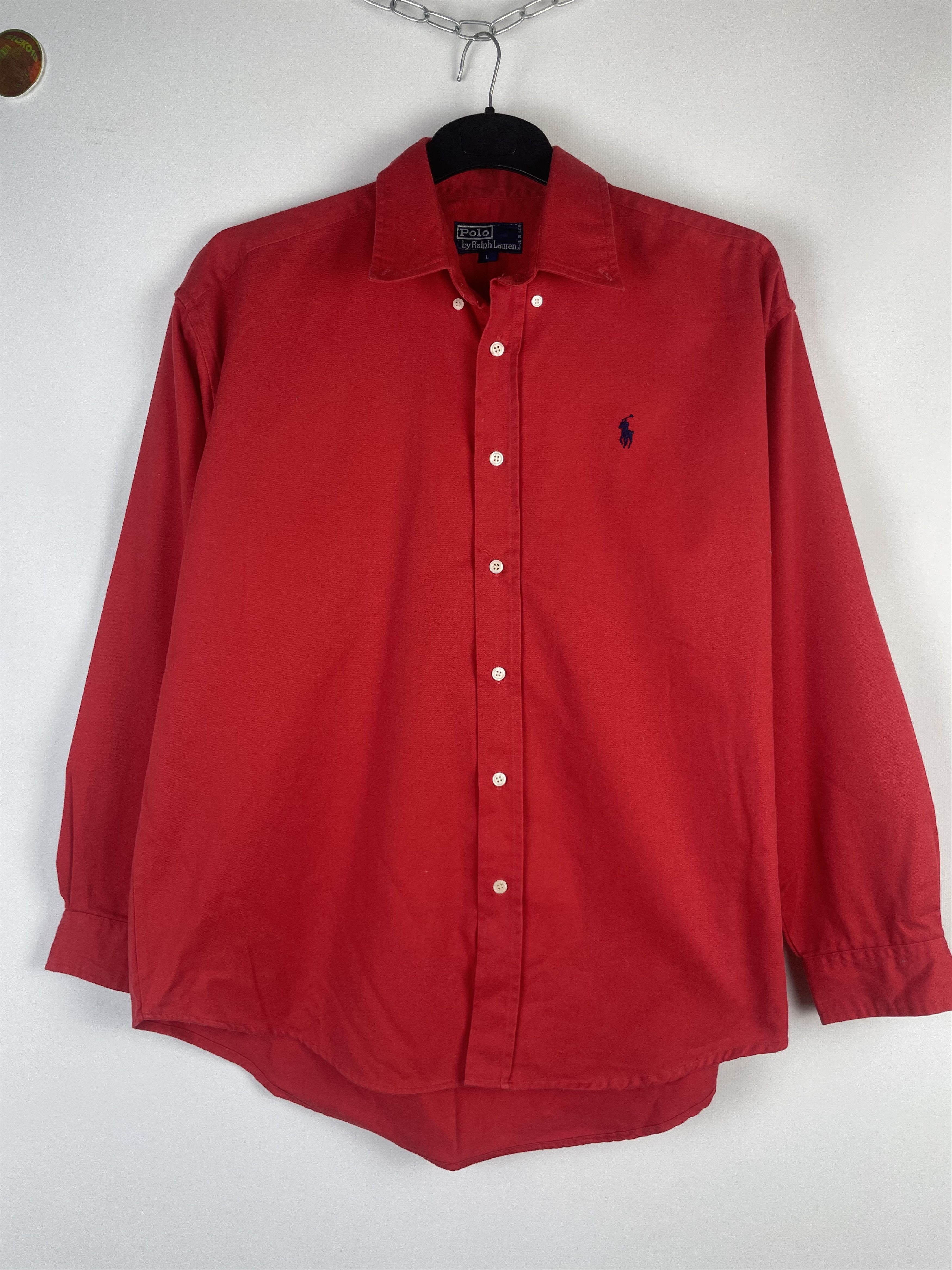 Flannel Flannel Polo Ralph Lauren Vintage Mens Shirt Size US L / EU 52-54 / 3 - 3 Thumbnail