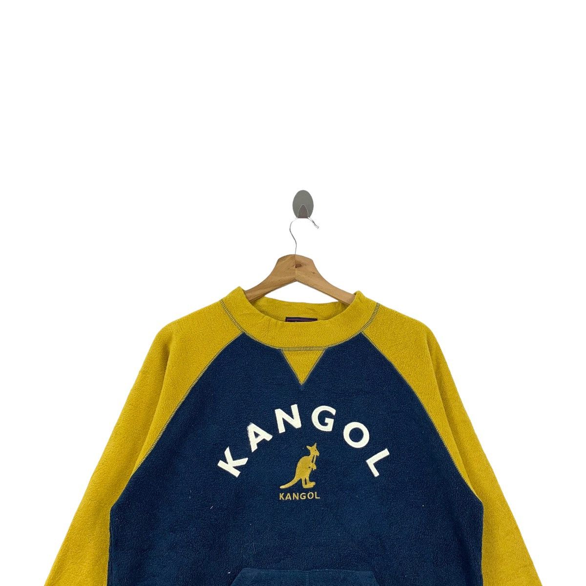 Kangol × Vintage Vintage KANGOL United Kingdom Big Logo Fleece Sweatshirt Size US M / EU 48-50 / 2 - 4 Thumbnail