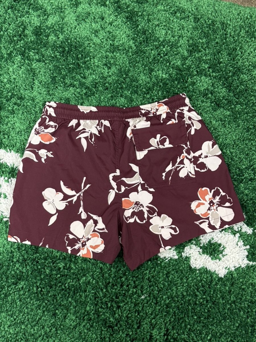 Abercrombie & Fitch Abercrombie Fitch Red Floral Flower Shorts Medium Realxed 32 Size US 32 / EU 48 - 4 Thumbnail