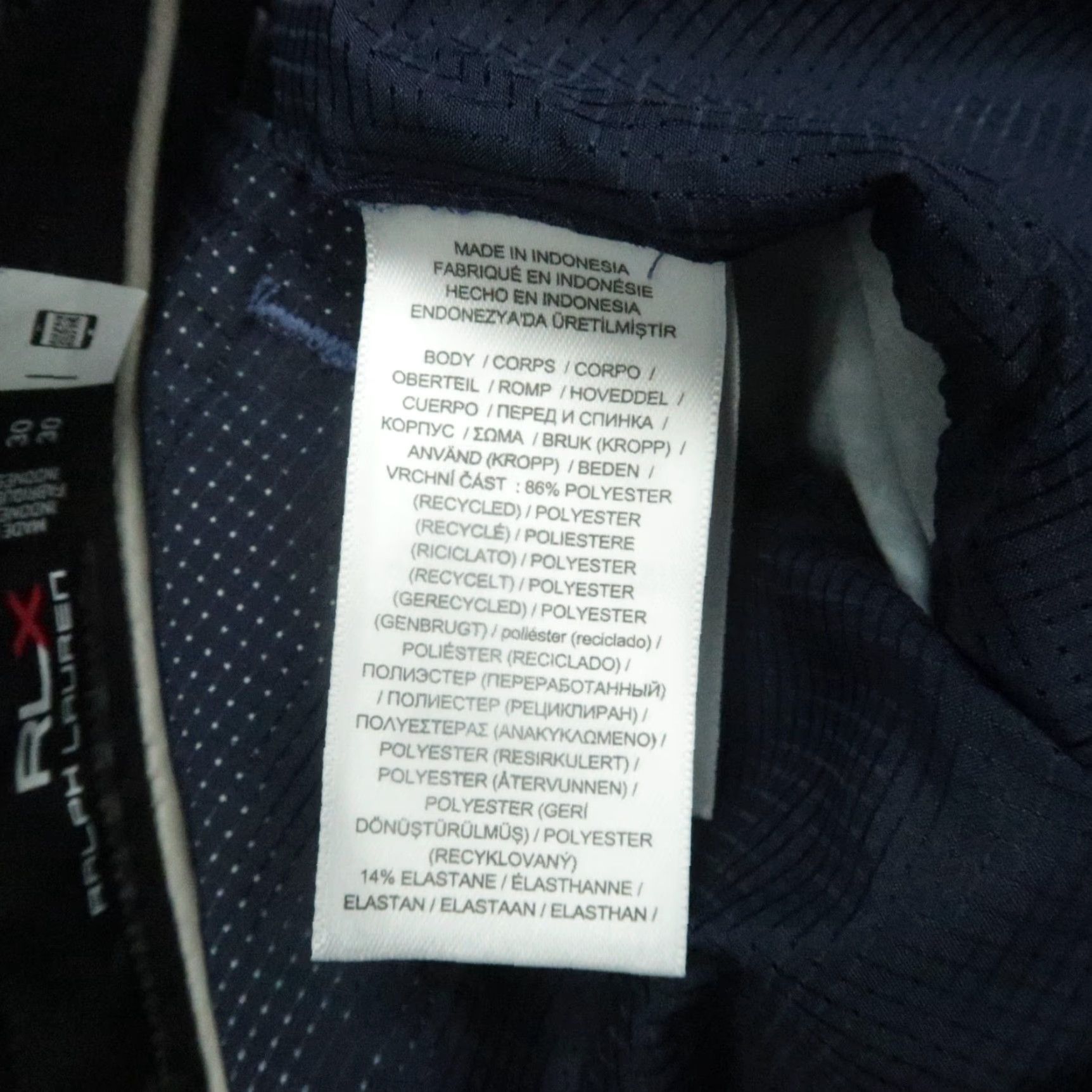 RLX Ralph Lauren RLX Ralph Lauren Pants Men 28x30 Blue Chino Slim Flat Front Pockets Belt Loops Geometric Pattern Smart Casual Pants Size US 28 / EU 44 - 6 Thumbnail