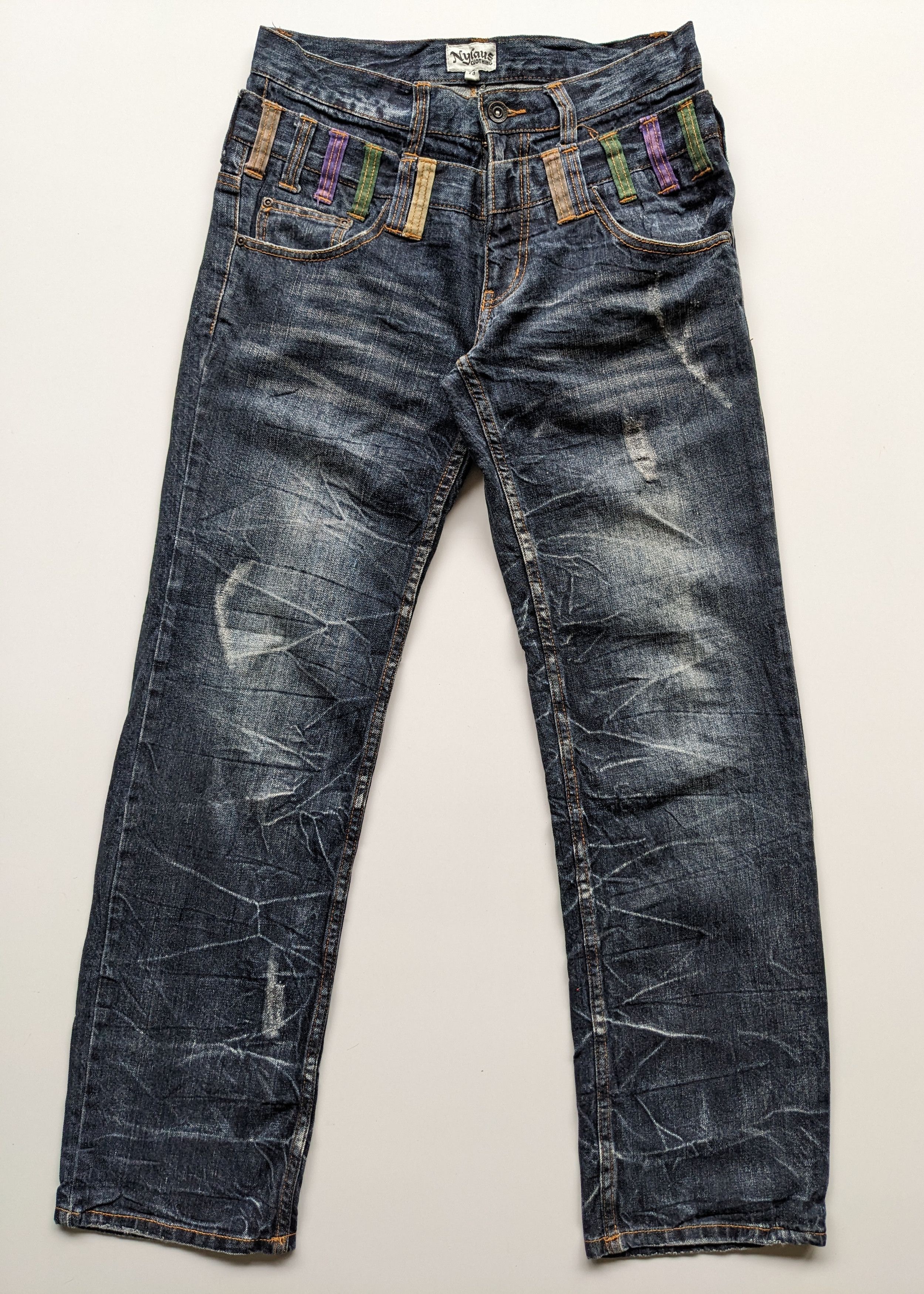 If Six Was Nine × Japanese Brand × Le Grande Bleu (L.G.B.) Nylaus double waist clawmark Size US 30 / EU 46 - 2 Thumbnail