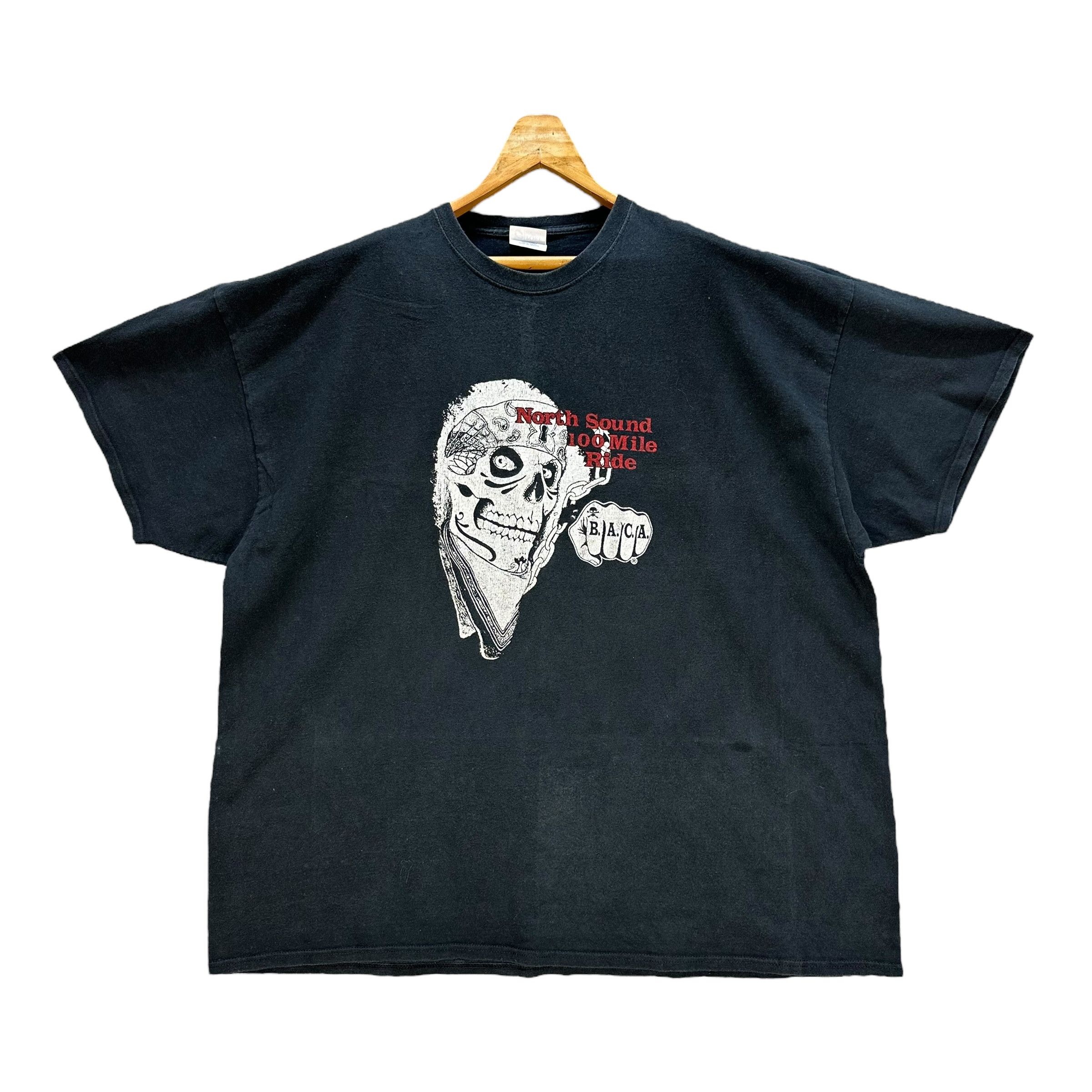 Japanese Brand VINTAGE PORT& COMPANY Skull Big Logo Tees #A6-0144 Size US XXL / EU 58 / 5 - 2 Thumbnail