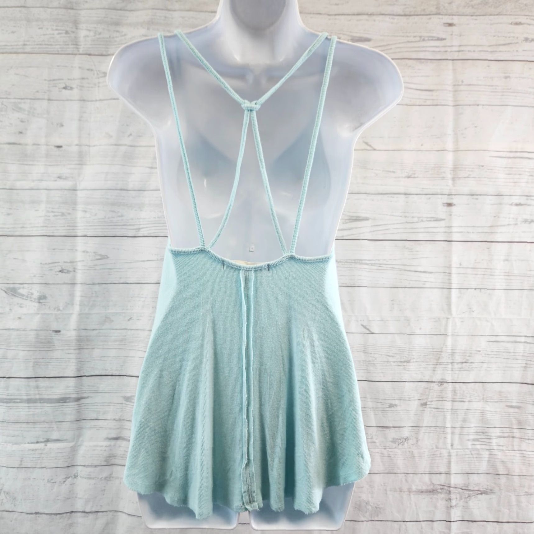 Vintage We The Free Womens Tank Top Sz S Blue Viscose Rock Your World Strappy Sleeveless Shirt Tank Size S / US 4 / IT 40 - 4 Thumbnail