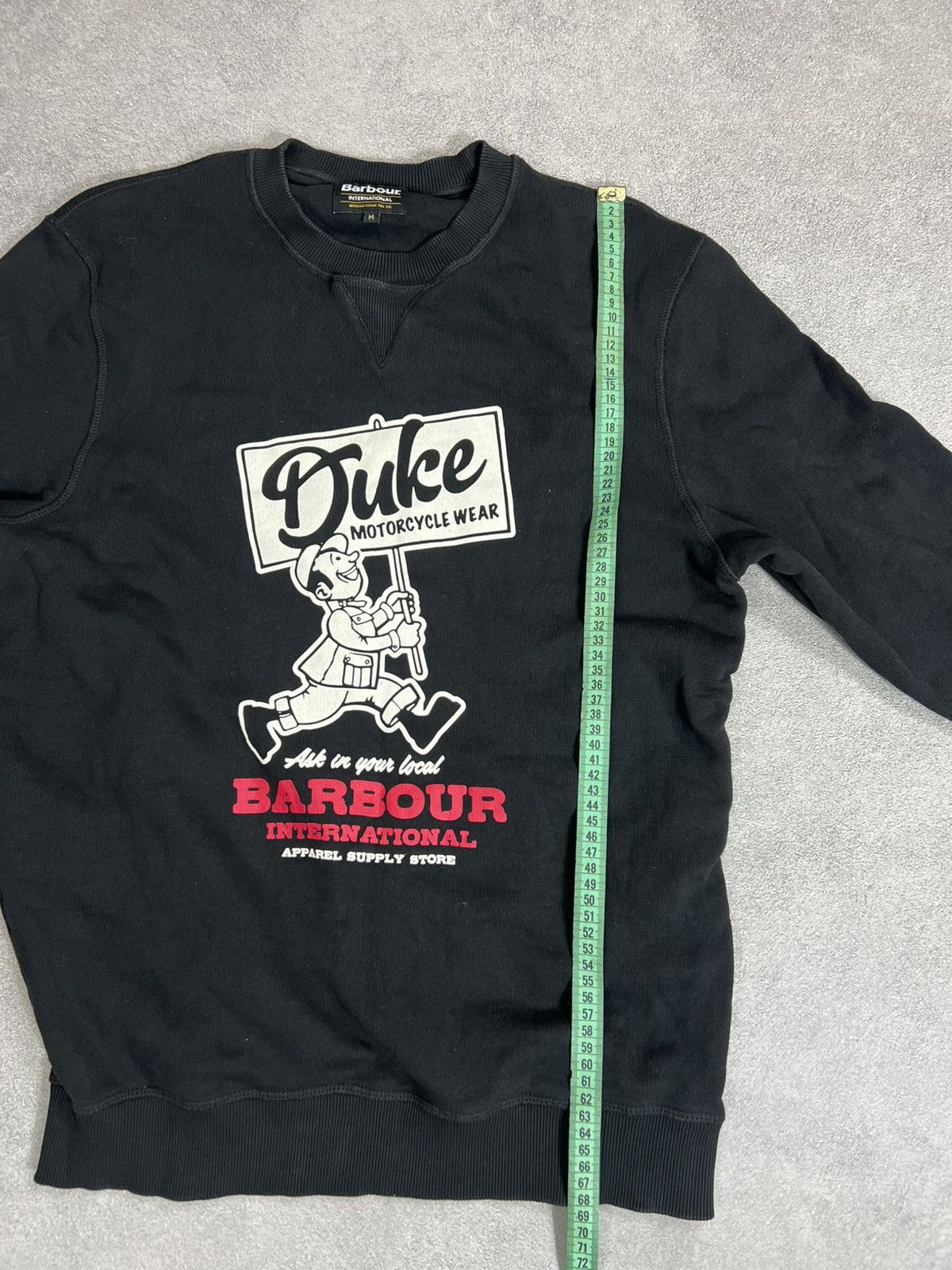 Barbour Barbour International Black Hype Y2K Luxury Sweatshir Size US M / EU 48-50 / 2 - 8 Thumbnail