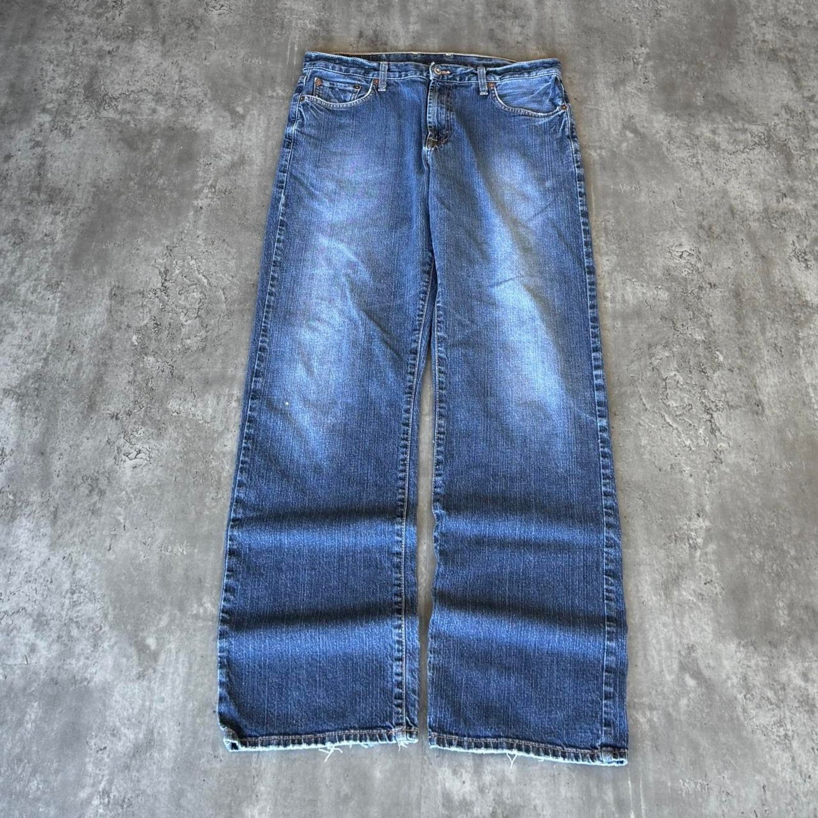 Japanese Brand × Lucky Brand Lucky Brand Embroidered Grunge Opium Denim Jeans Size US 34 / EU 50 - 2 Thumbnail