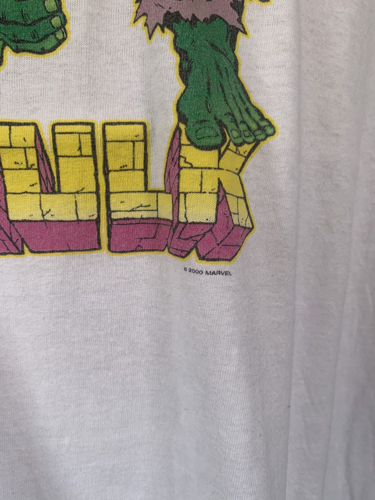 Marvel Comics × Vintage Vintage 2000 Hulk Marvel T shirt Size US XL / EU 56 / 4 - 3 Thumbnail