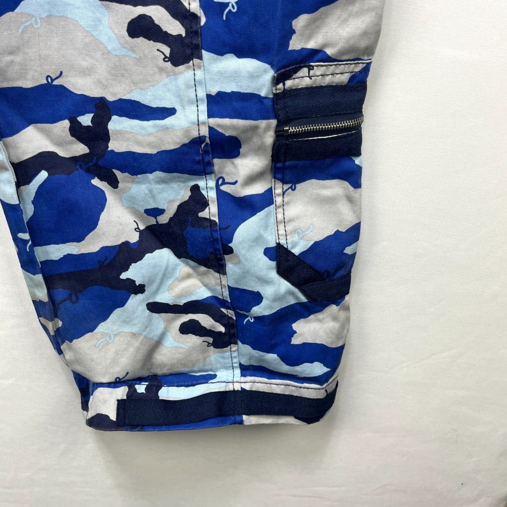 Rocawear VINTAGE Rocawear Blue Camo Baggy Pants Skater waist 30 Cargo Men Size US 30 / EU 46 - 4 Thumbnail