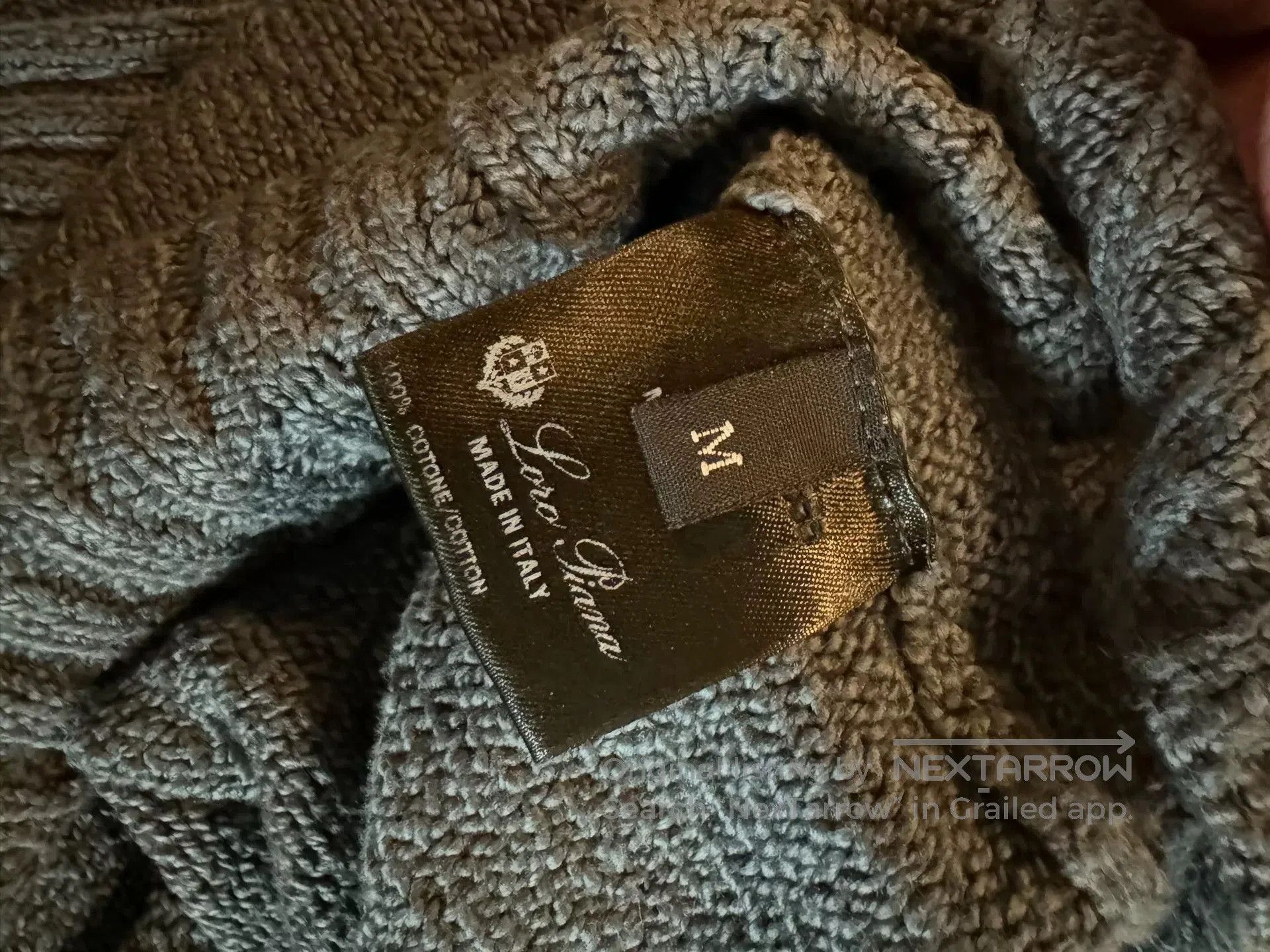 Loro Piana Loro Piana Co-branded Sweatshirt in Gray. Size US M / EU 48-50 / 2 - 5 Thumbnail
